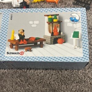 Vintage NIB Smurf Playset with Gargamel
